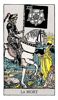 la mort l'âme or rider waite tarot alchimie interieure